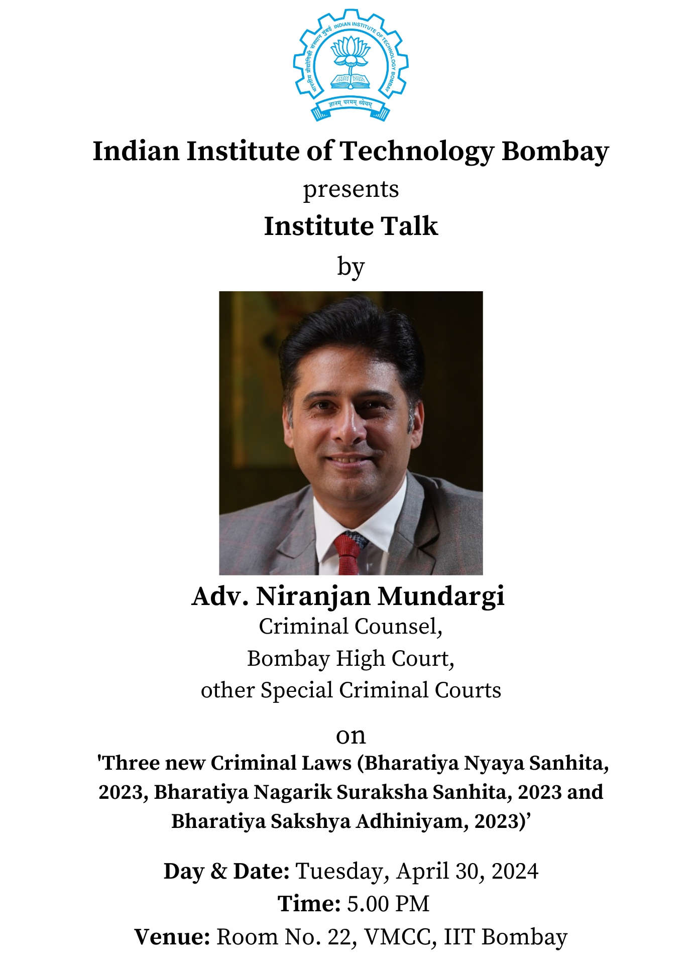 Institute Talk