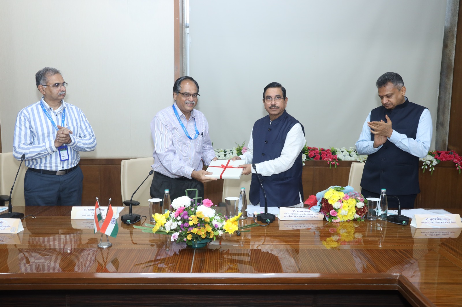 NCPRE’s pioneering work in high-efficiency, low-cost Silicon-Perovskite Tandem Solar Cells is a game-changer for India’s solar energy future: Union Minister Shri Pralhad Joshi MNRE has provided over Rs 200 crore funding to NCPRE, IIT Bombay over the last 15 years, to provide R&D and education support for India’s ambitious 100 GW solar mission  India is not just adopting renewable energy but defining its future—through research in perovskite solar cells, Inverter technology, PV-reliability, green hydrogen, a