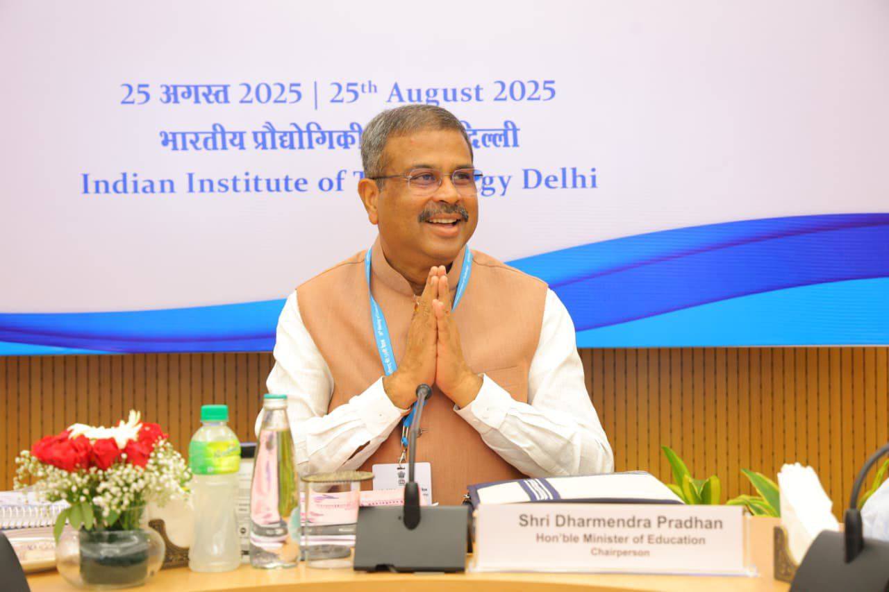 Shri Dharmendra Pradhan chairs 56th Meeting of the Council of Indian Institutes of Technology (IITs) Held at IIT Delhi IIT Council takes forward PM’s Vision of ‘Atmanirbharta se Samriddha Bharat’ Education Minister Calls on IITs to Drive Quantum Leap in Innovation and Self-Reliance IITs Emerging as Engines of Growth with over 6000 Startups, 56 Unicorns, and nearly 5000 Patents - Shri Dharmendra Pradhan