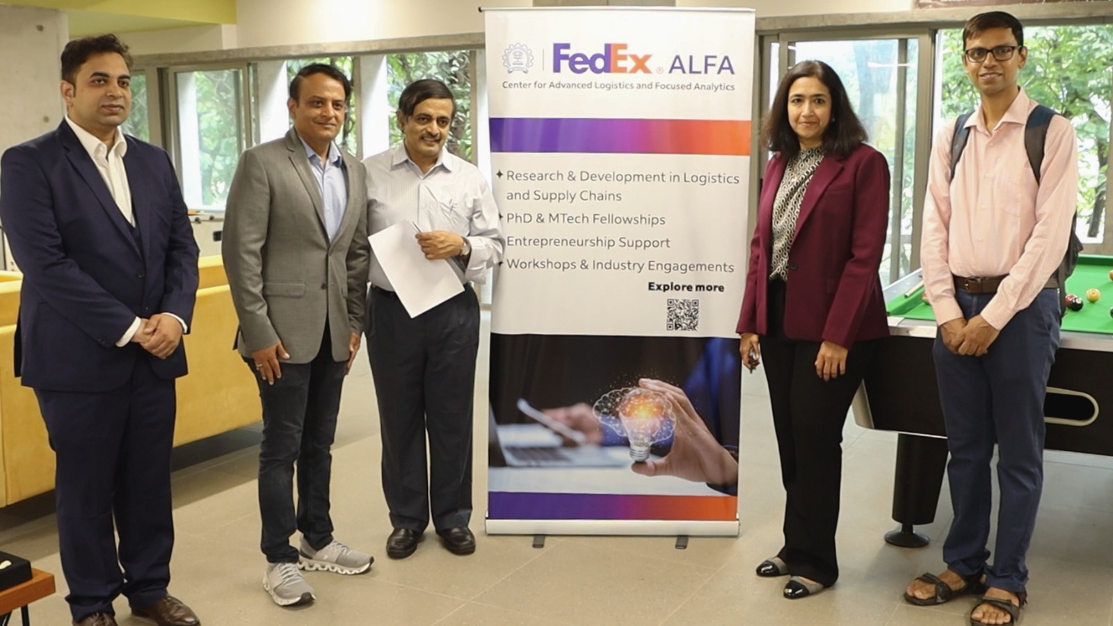 IIT Bombay and FedEx Launch Innovation Hub in India to Reimagine Global Supply Chains