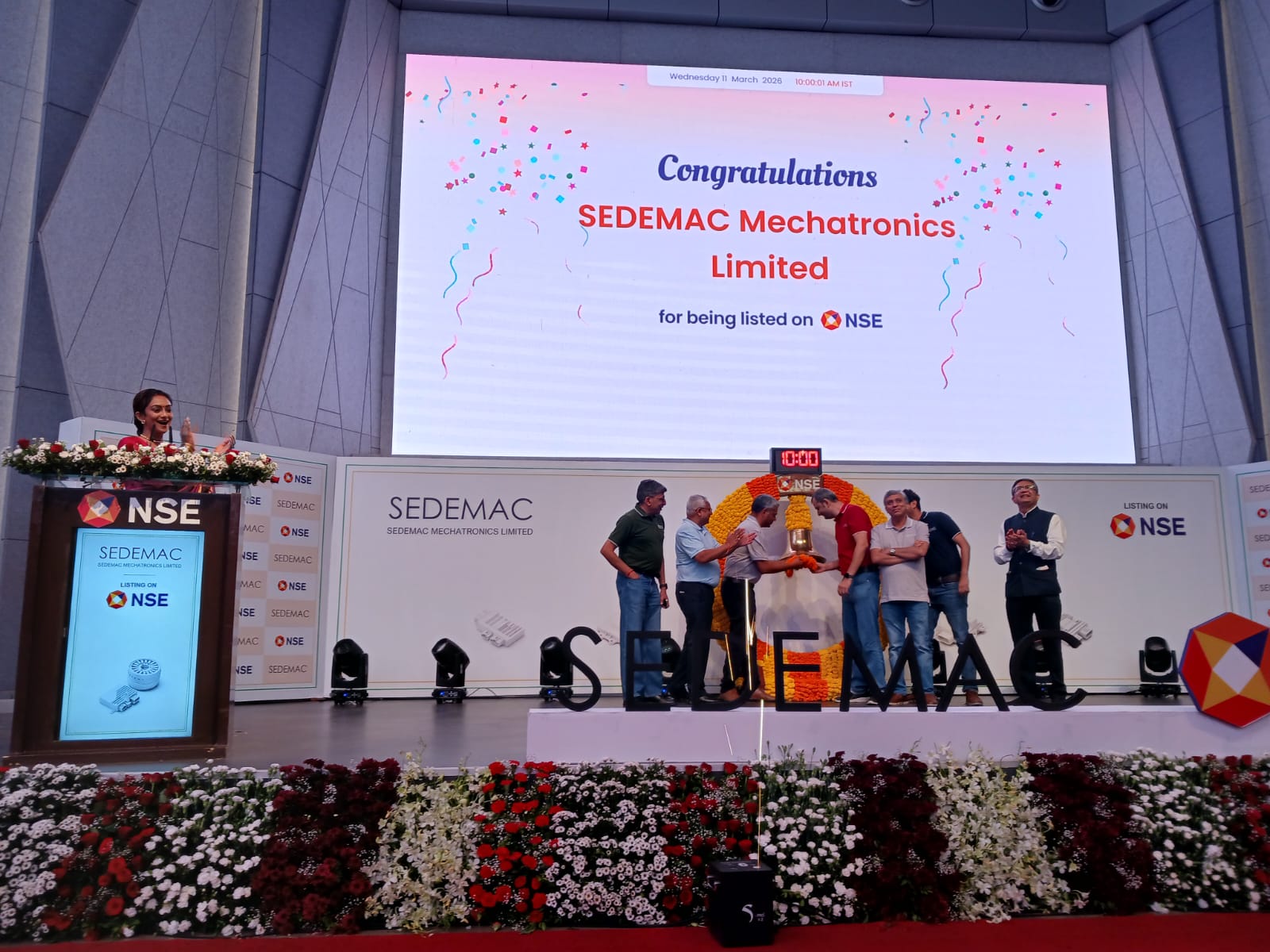 The first-of-its-kind faculty-led deep-tech startup in India: SEDEMAC Mechatronics Pvt. Ltd. achieves IPO milestone 