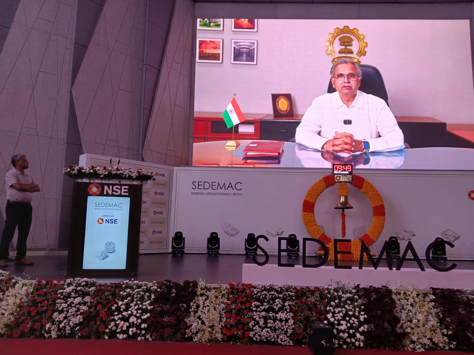 The first-of-its-kind faculty-led deep-tech startup in India: SEDEMAC Mechatronics Pvt. Ltd. achieves IPO milestone 