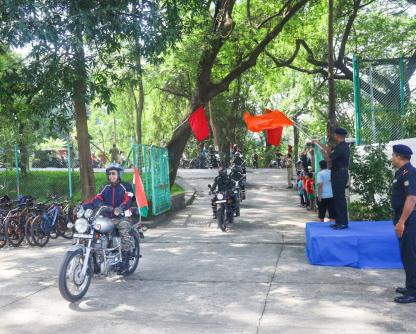 IIT Bombay Hosts Indian Army Motorcycle Expedition "Wheels of Valour" 