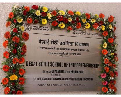 IIT Bombay Desai Sethi School of Entrepreneurship Building Inauguration