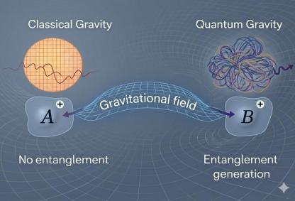 Pictorial representation of the experiment. Credit: Prof S Shankaranarayanan and NanoBanana