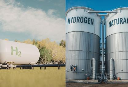 Representative image of hydrogen gas storage. Credit: Gubbi Labs
