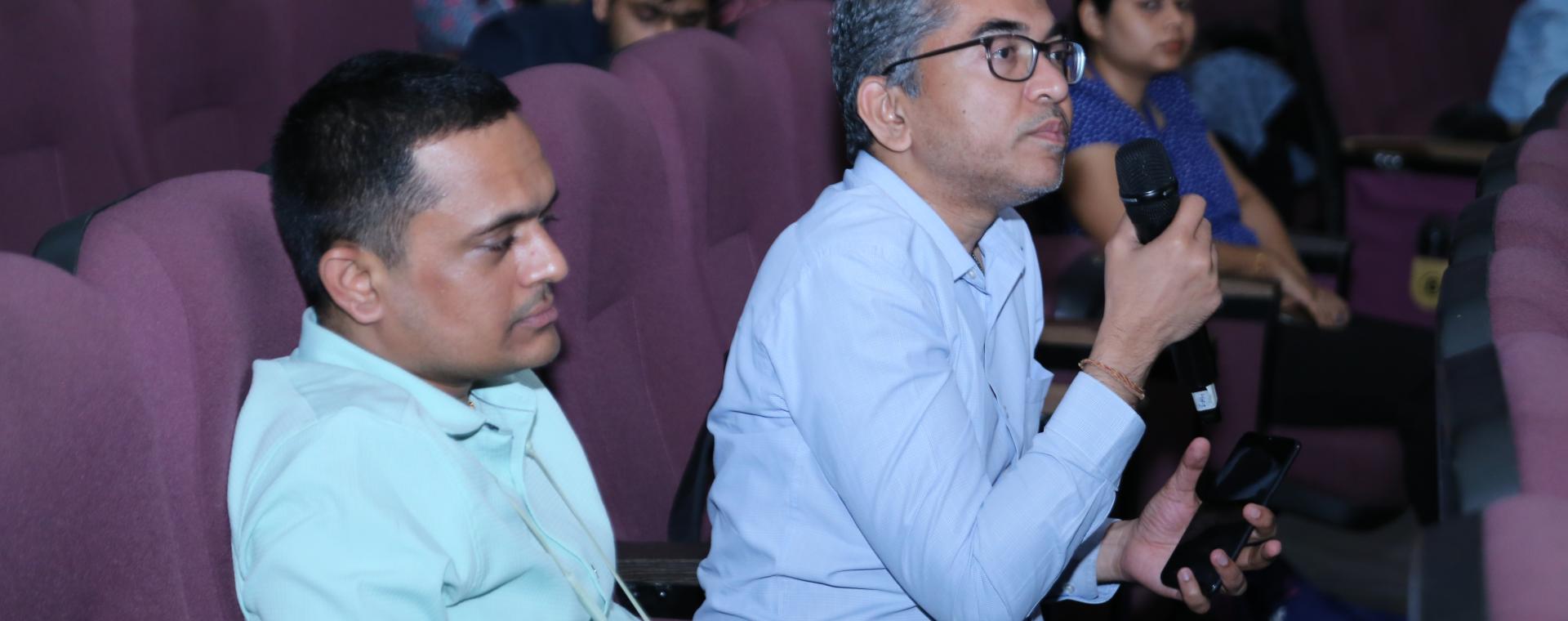 Audience Interaction at National Science Day 2024 Lecture at IIT Bombay
