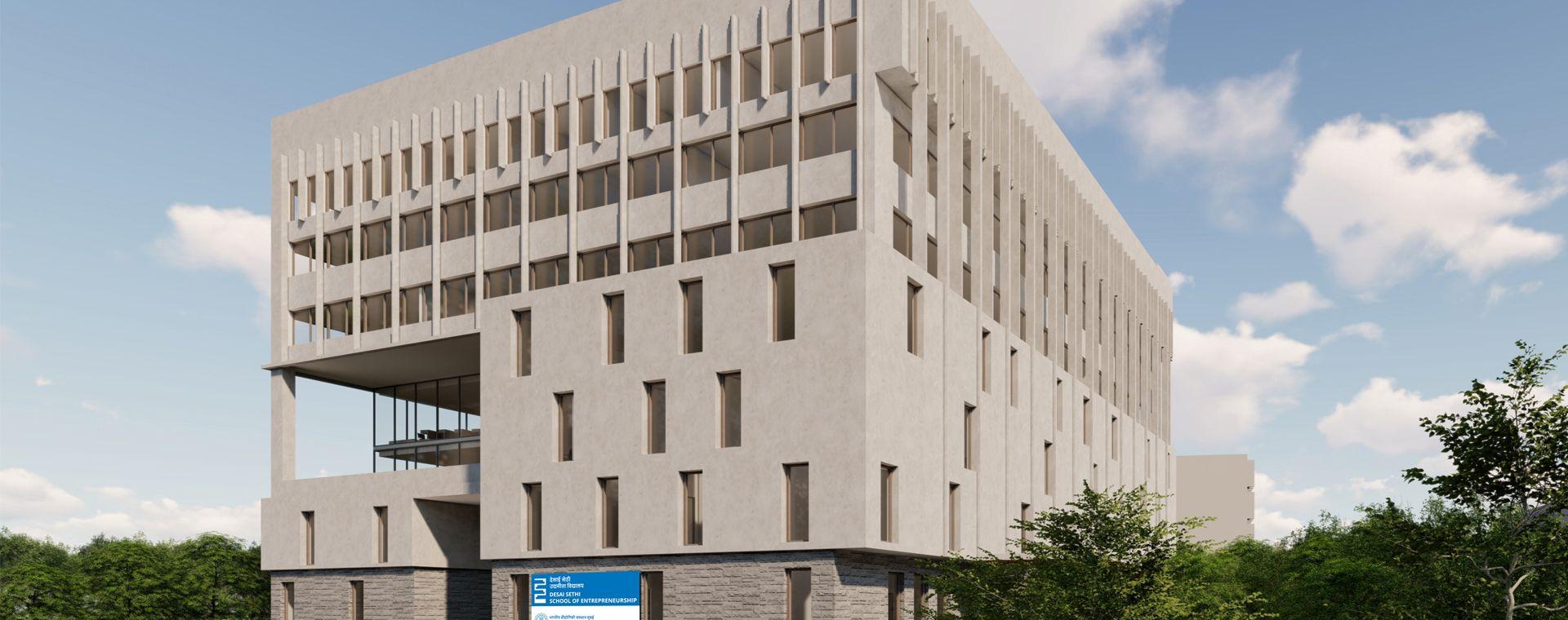 new and upcoming DSSE building at IIT Bombay campus