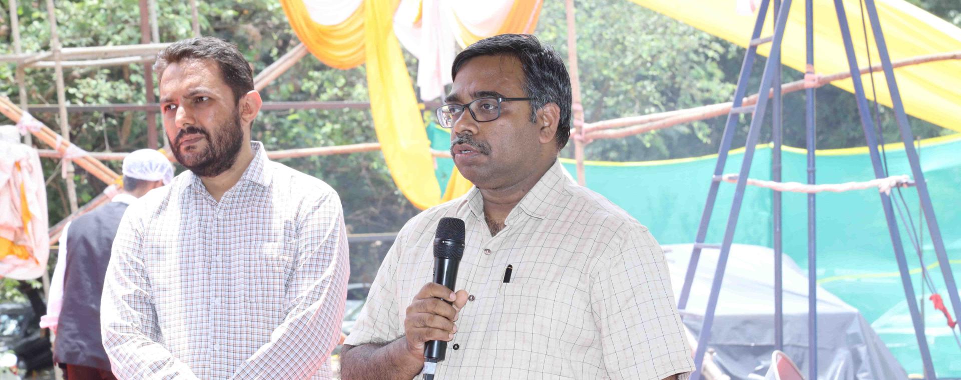 Ground-breaking ceremony of “Efficiency Apartments” at IIT Bombay