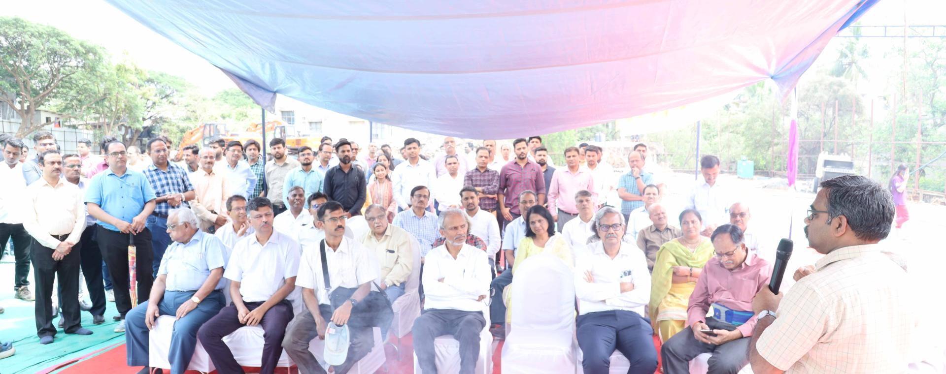 Ground-breaking ceremony of “Efficiency Apartments” at IIT Bombay