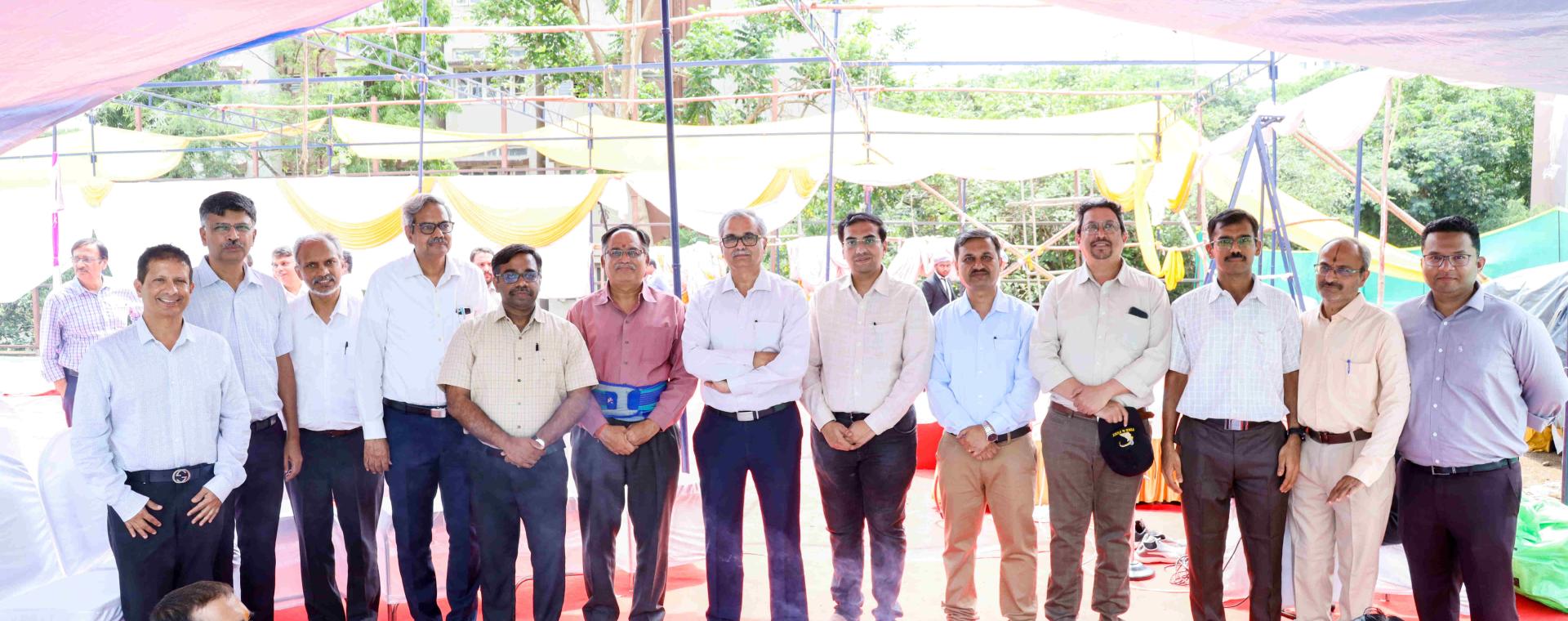 Ground-breaking ceremony of “Efficiency Apartments” at IIT Bombay