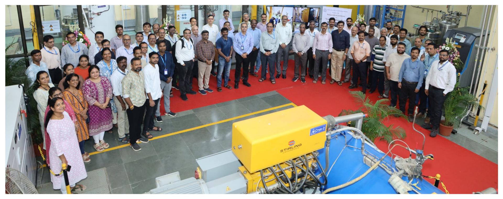Liquid Helium Plant Inaugurated at IIT Bombay