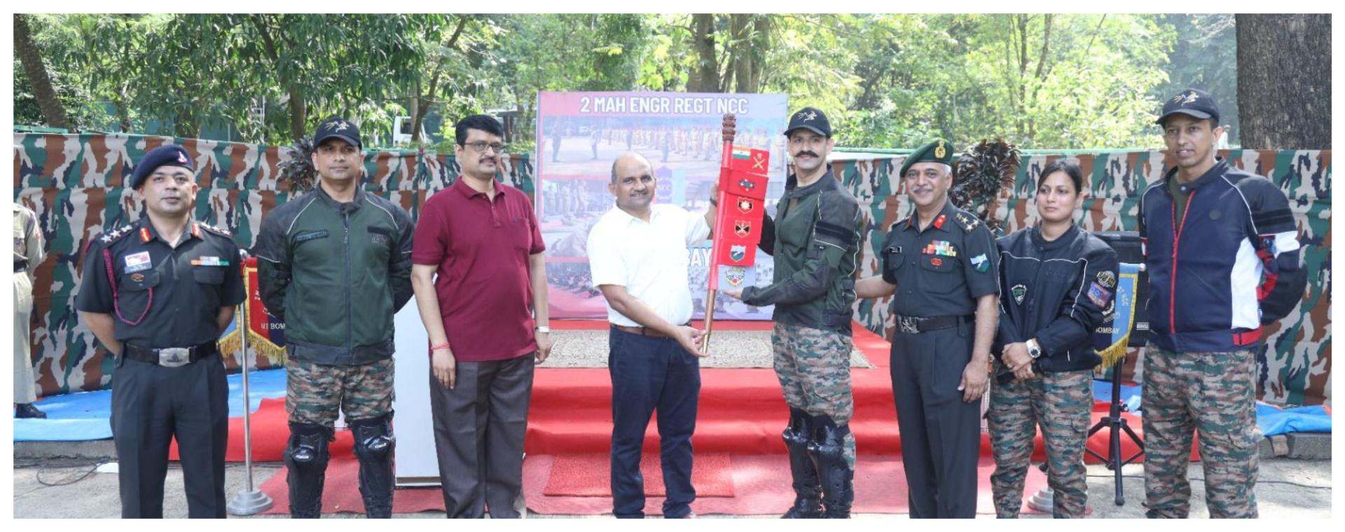IIT Bombay Hosts Indian Army Motorcycle Expedition "Wheels of Valour"
