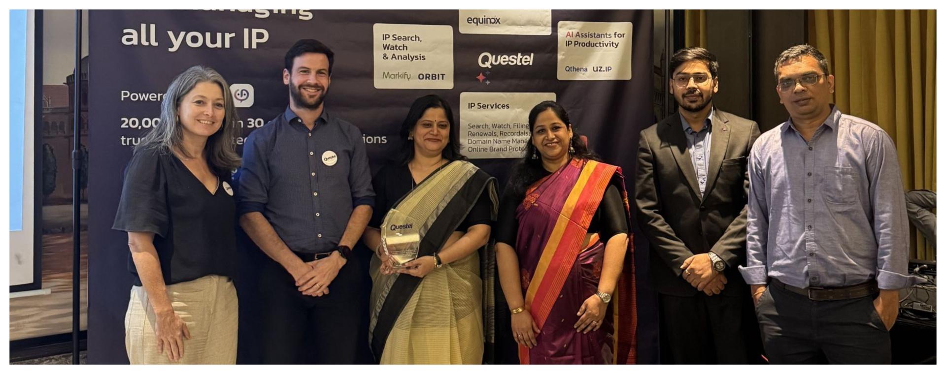 IIT Bombay Receives the Questel IP Excellence Award 2025