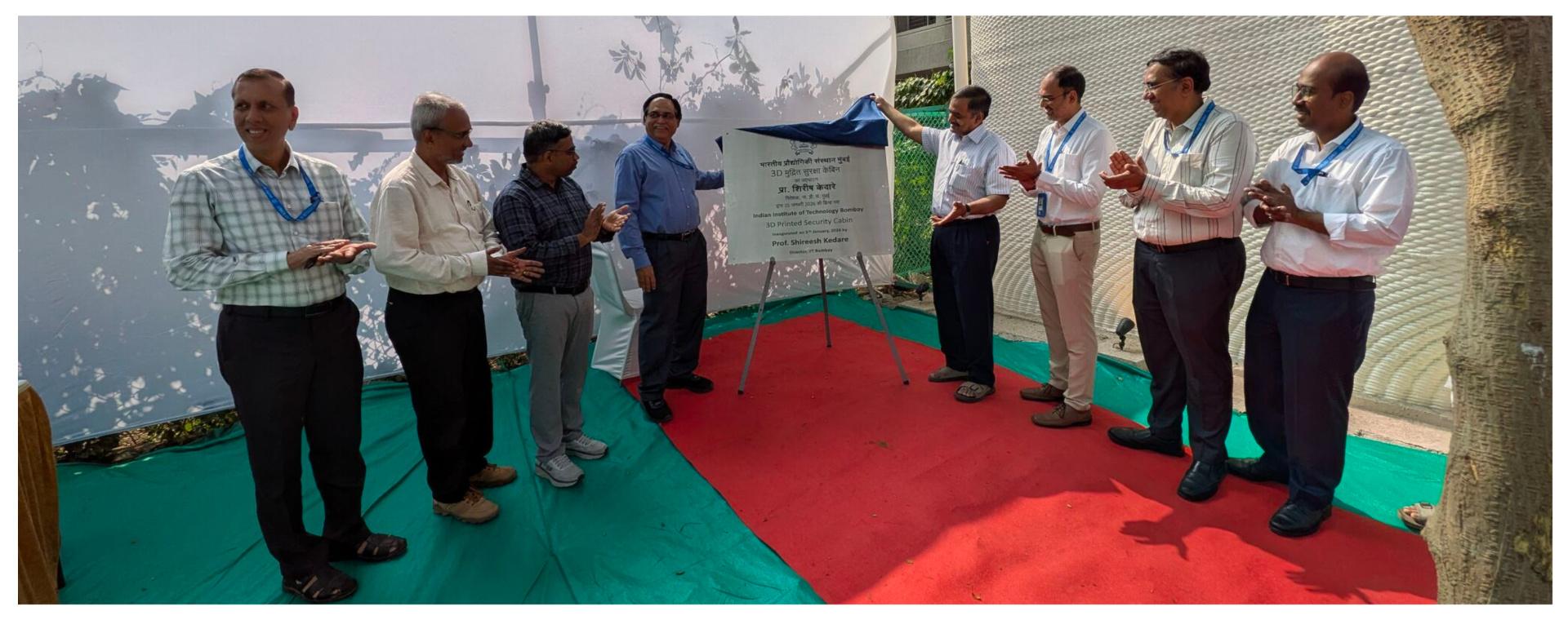 IIT Bombay Inaugurates 3D-Printed Security Cabin on Campus