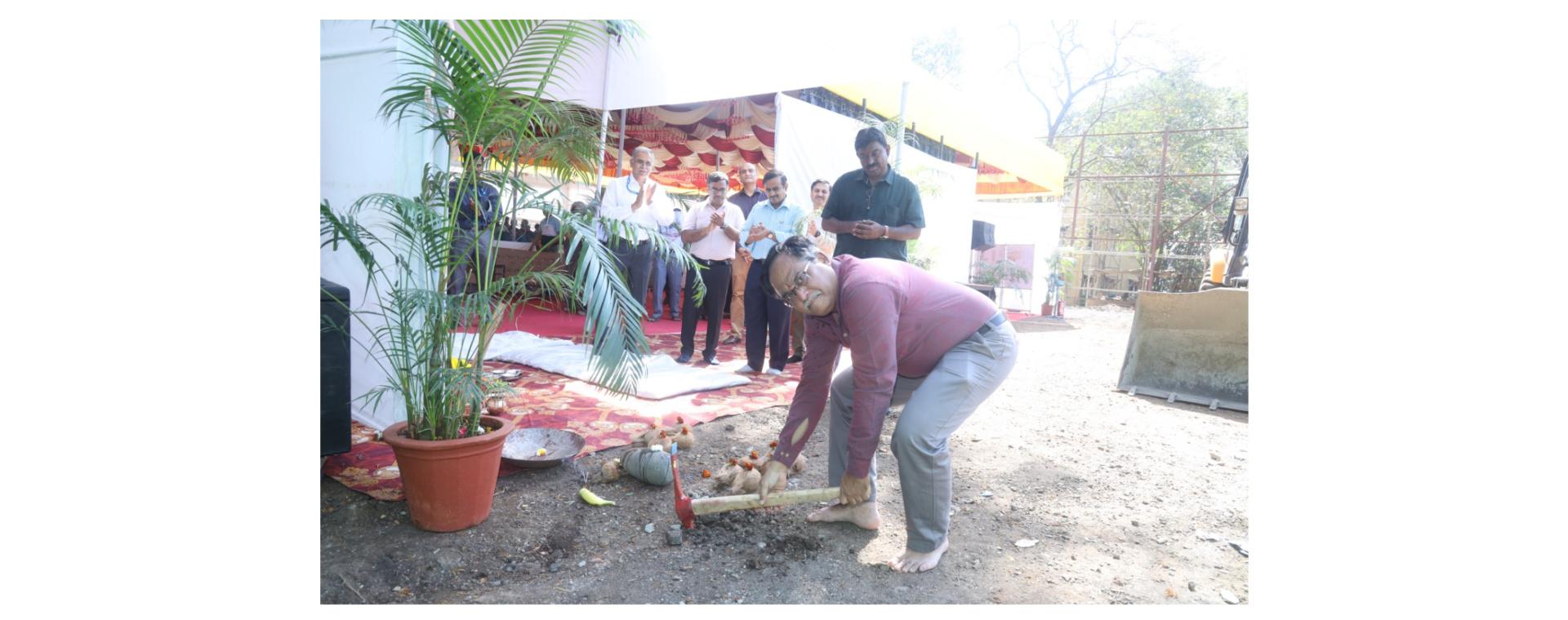 Ground-Breaking Ceremony of the Staff Residential Building
