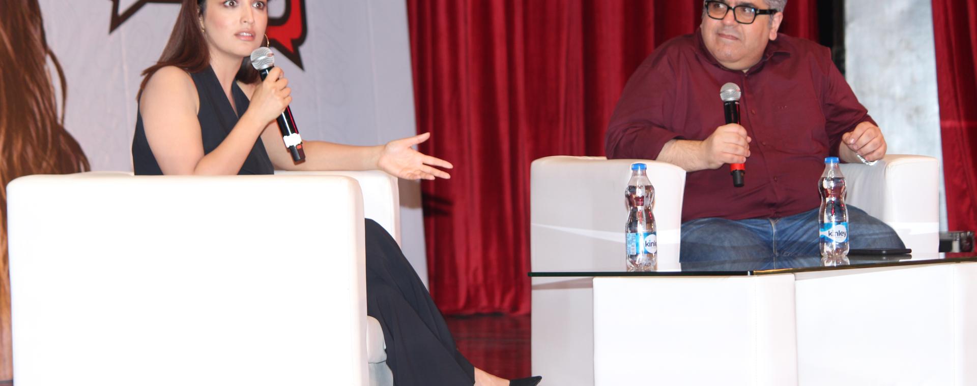 Round Table Yami Gautam,Rajeev Masand.JPG