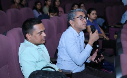 Audience Interaction at National Science Day 2024 Lecture at IIT Bombay