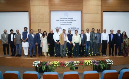 Awardees with the guest and functionaries