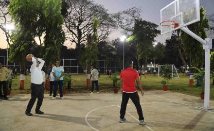 Launch of new playground at IIT Bombay