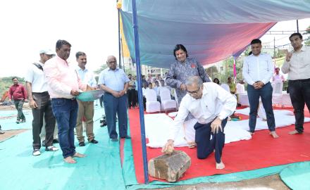 Ground-breaking ceremony of “Efficiency Apartments” at IIT Bombay