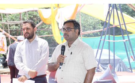 Ground-breaking ceremony of “Efficiency Apartments” at IIT Bombay