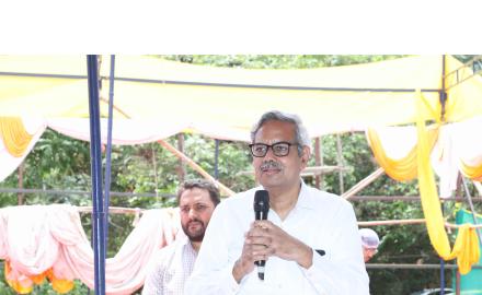 Ground-breaking ceremony of “Efficiency Apartments” at IIT Bombay