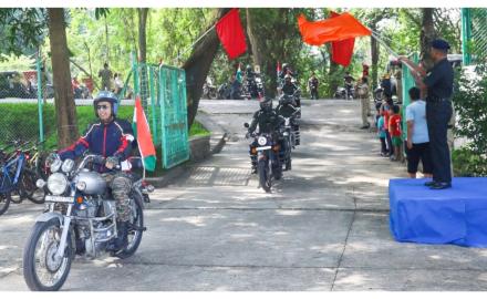 IIT Bombay Hosts Indian Army Motorcycle Expedition "Wheels of Valour"