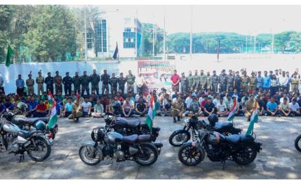 IIT Bombay Hosts Indian Army Motorcycle Expedition "Wheels of Valour"