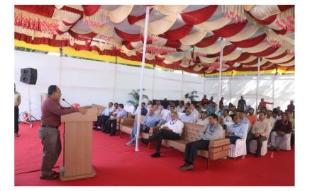 Ground-Breaking Ceremony of the Staff Residential Building