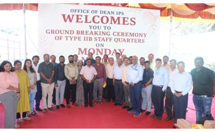 Ground-Breaking Ceremony of the Staff Residential Building