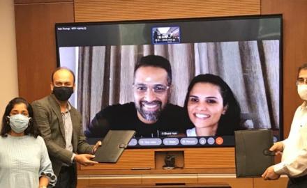 Endowment Fund from Mr. Sandeep Naik and alumnus Mr. Shantanu Rastogi.jpg